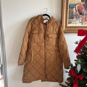 Levi's Women's Tan Quilted Puffer Coat
